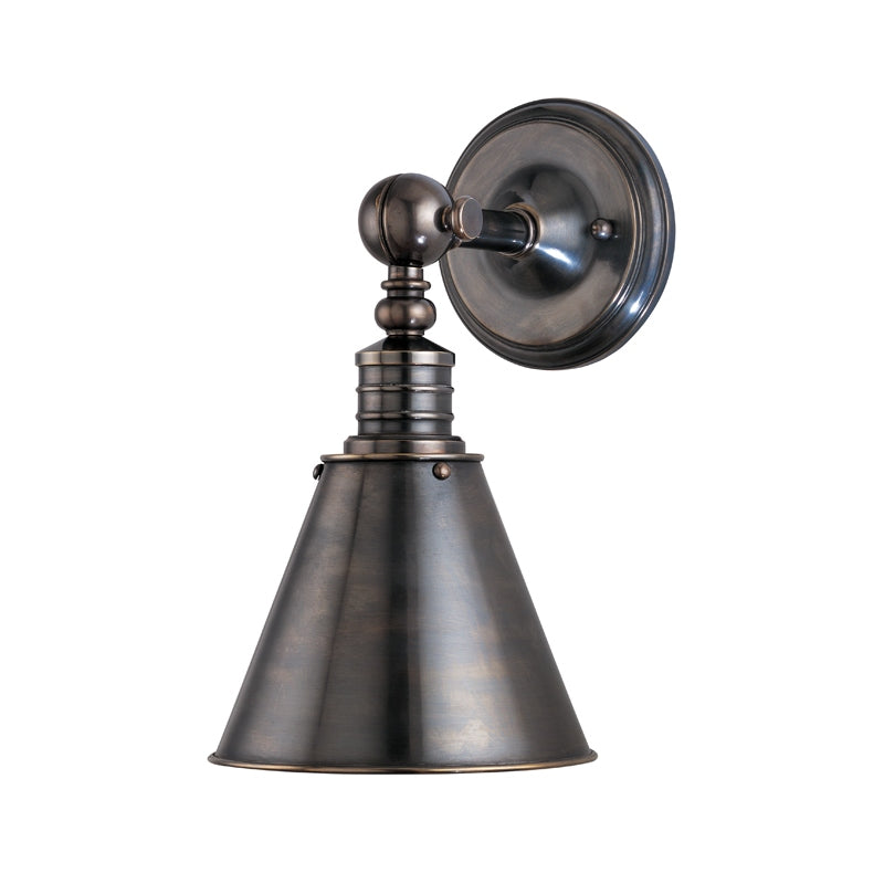 Hudson Valley Canada - One Light Wall Sconce - Darien - Distressed Bronze- Union Lighting Luminaires Decor