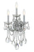 Crystorama - Three Light Wall Sconce - Maria Theresa - Polished Chrome- Union Lighting Luminaires Decor