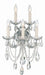 Crystorama - Five Light Wall Sconce - Maria Theresa - Polished Chrome- Union Lighting Luminaires Decor