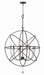 Crystorama - Nine Light Chandelier - Solaris - English Bronze- Union Lighting Luminaires Decor