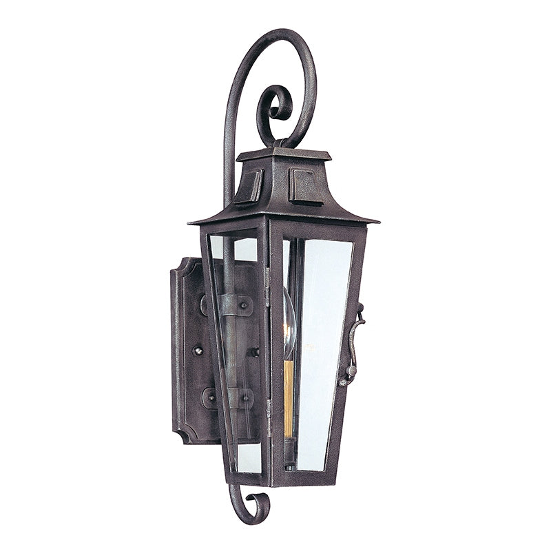 Troy Lighting Canada - One Light Wall Lantern - Parisian Square - Aged Pewter- Union Lighting Luminaires Decor