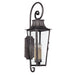 Troy Lighting Canada - Four Light Wall Lantern - Parisian Square - Aged Pewter- Union Lighting Luminaires Decor