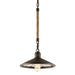 Troy Lighting Canada - One Light Pendant - Brooklyn - Heritage Bronze- Union Lighting Luminaires Decor