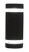 DVI Canada - Two Light Outdoor Wall Sconce - Summerside Outdoor - Black- Union Lighting Luminaires Decor
