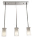 DVI Canada - Three Light Linear - Essex - Buffed Nickel w/Half Opal Glass- Union Lighting Luminaires Decor