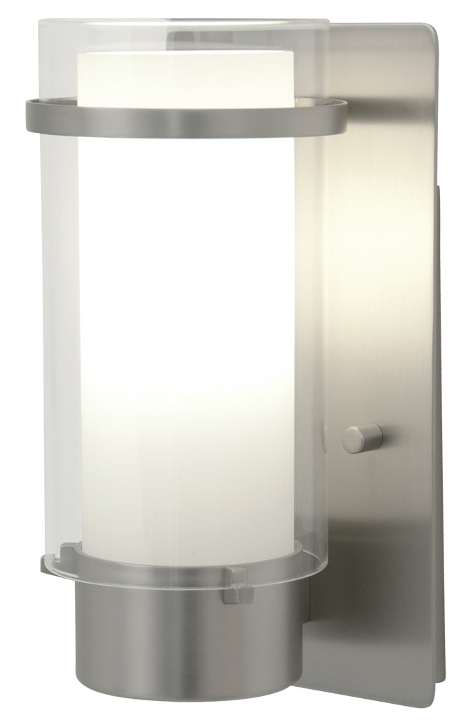 DVI Canada - One Light Wall Sconce - Essex - Chrome w/Half Opal Glass- Union Lighting Luminaires Decor