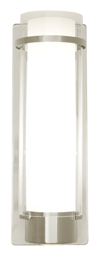 DVI Canada - One Light Wall Sconce - Essex - Buffed Nickel w/Half Opal Glass- Union Lighting Luminaires Decor