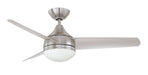Kendal Canada - 42``Ceiling Fan - Moderno - Satin Nickel w/ Silver blades- Union Lighting Luminaires Decor