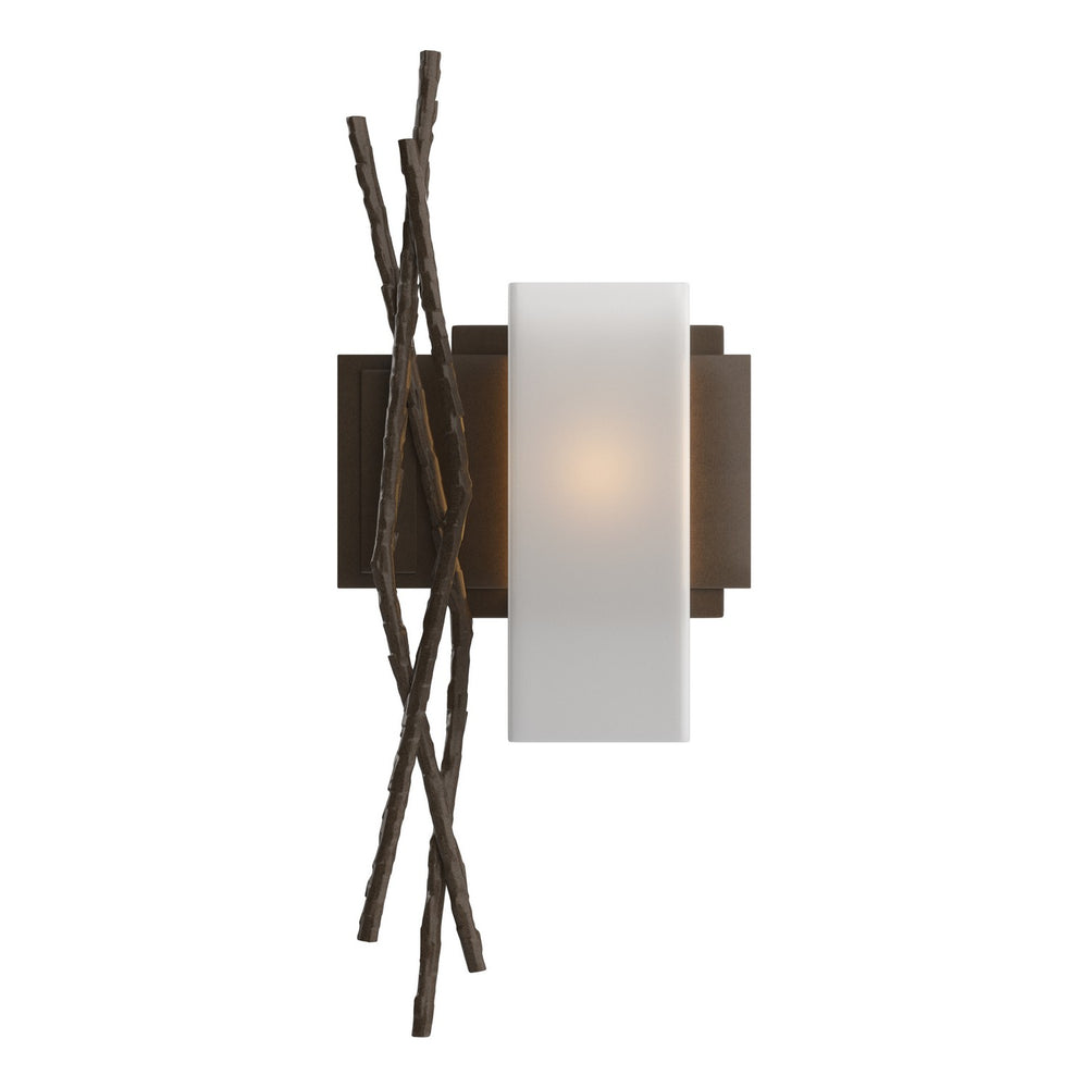 Hubbardton Forge - One Light Wall Sconce - Brindille - Bronze- Union Lighting Luminaires Decor