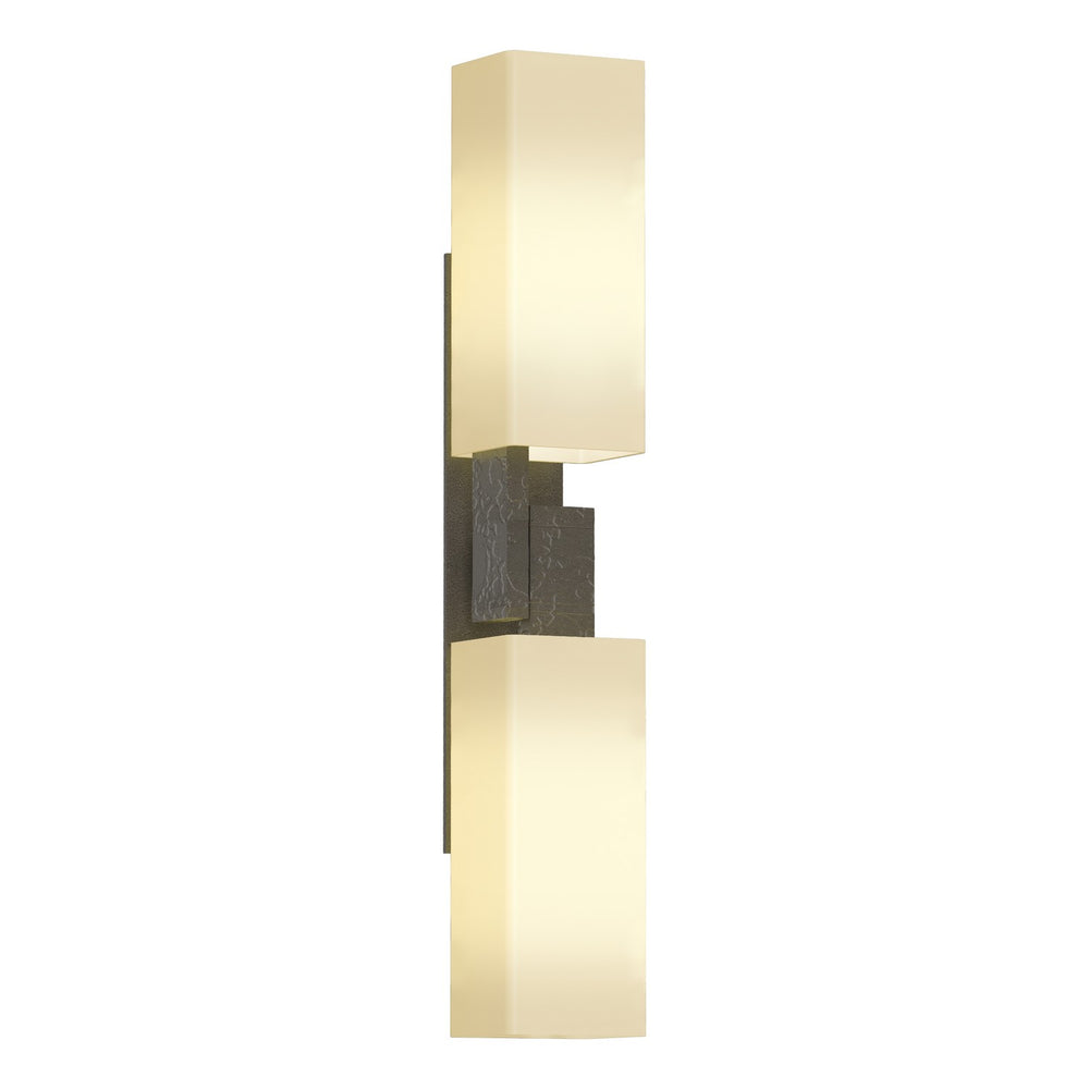 Hubbardton Forge - Two Light Wall Sconce - Ondrian - Dark Smoke- Union Lighting Luminaires Decor
