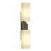 Hubbardton Forge - Two Light Wall Sconce - Ondrian - Dark Smoke- Union Lighting Luminaires Decor