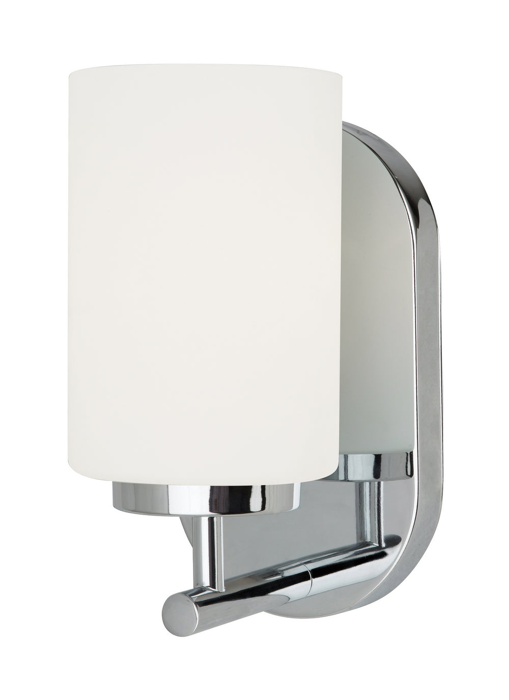 Generation Lighting Canada - One Light Wall / Bath Sconce - Oslo - Chrome- Union Lighting Luminaires Decor