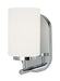 Generation Lighting Canada - One Light Wall / Bath Sconce - Oslo - Chrome- Union Lighting Luminaires Decor