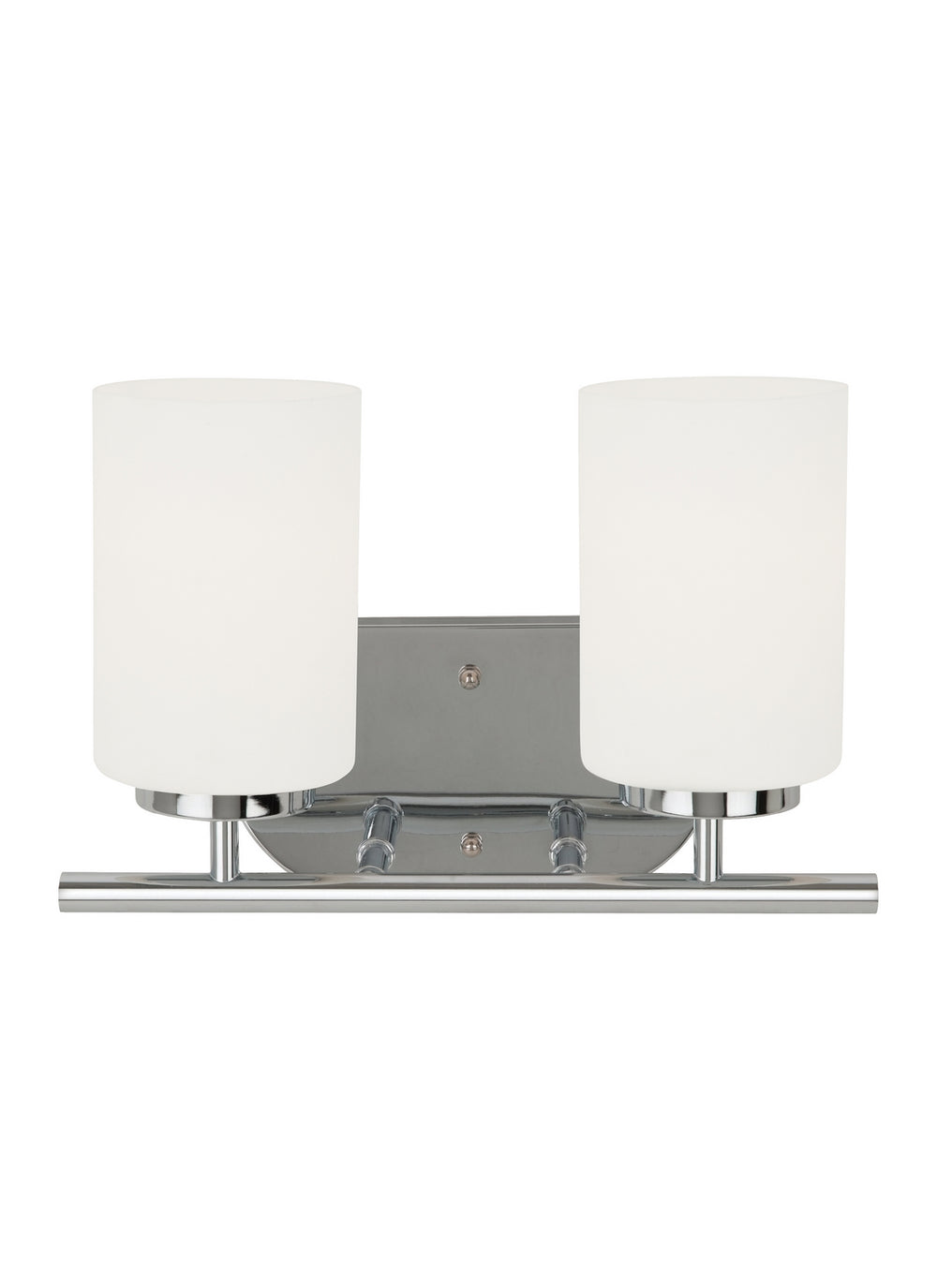 Generation Lighting Canada - Two Light Wall / Bath - Oslo - Chrome- Union Lighting Luminaires Decor