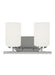 Generation Lighting Canada - Two Light Wall / Bath - Oslo - Chrome- Union Lighting Luminaires Decor
