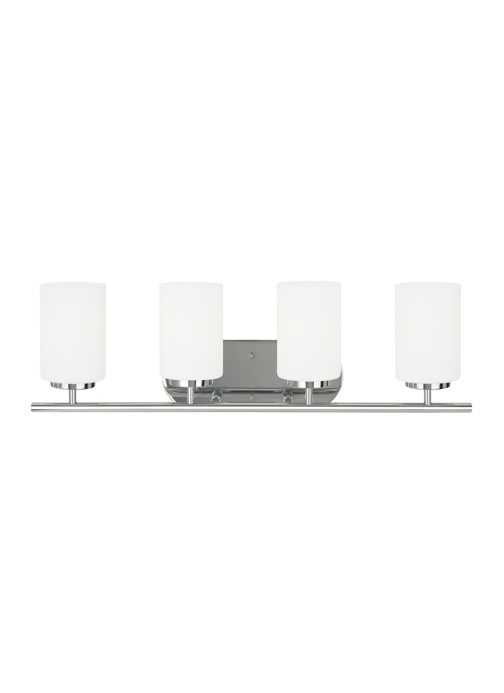 Generation Lighting Canada - Four Light Wall / Bath - Oslo - Chrome- Union Lighting Luminaires Decor
