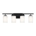 Generation Lighting Canada - Four Light Wall/ Bath - Oslo - Midnight Black- Union Lighting Luminaires Decor