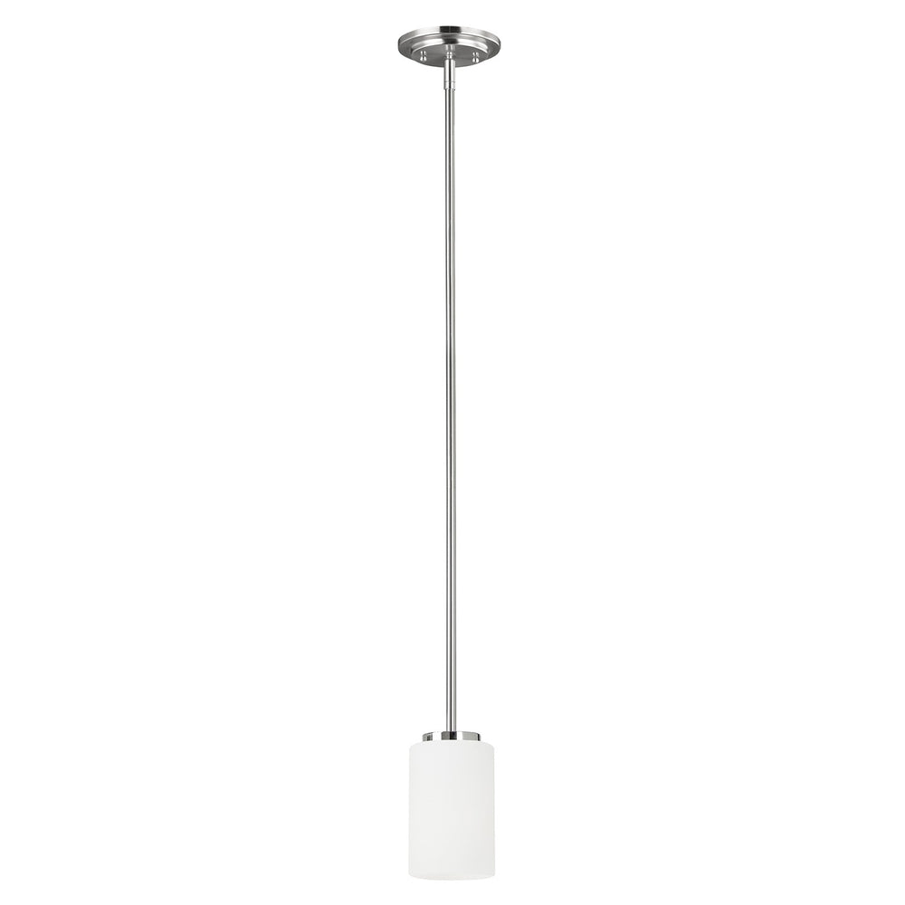 Generation Lighting Canada - One Light Mini-Pendant - Oslo - Chrome- Union Lighting Luminaires Decor