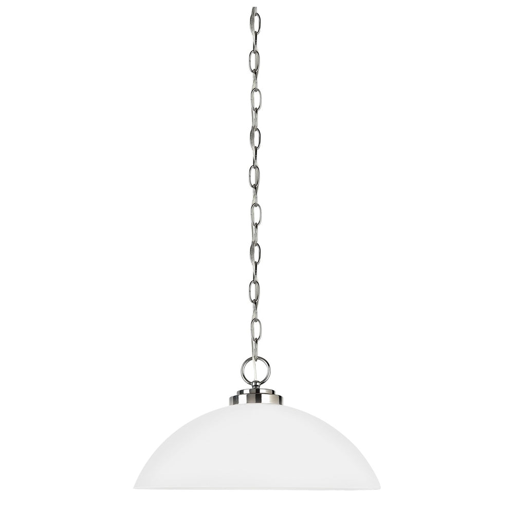 Generation Lighting Canada - One Light Pendant - Oslo - Chrome- Union Lighting Luminaires Decor