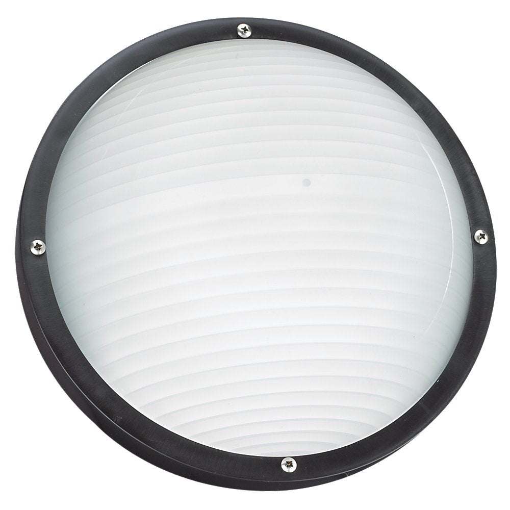 Generation Lighting Canada - One Light Outdoor Wall / Ceiling Mount - Bayside - Black- Union Lighting Luminaires Decor