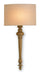 Currey and Company - One Light Wall Sconce - Jargon - Antiquity Gold- Union Lighting Luminaires Decor