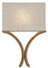 Currey and Company - One Light Wall Sconce - Cornwall Collection - French Gold Leaf- Union Lighting Luminaires Decor