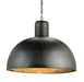 Currey and Company - One Light Pendant - Saga - Dark Blackened Steel- Union Lighting Luminaires Decor