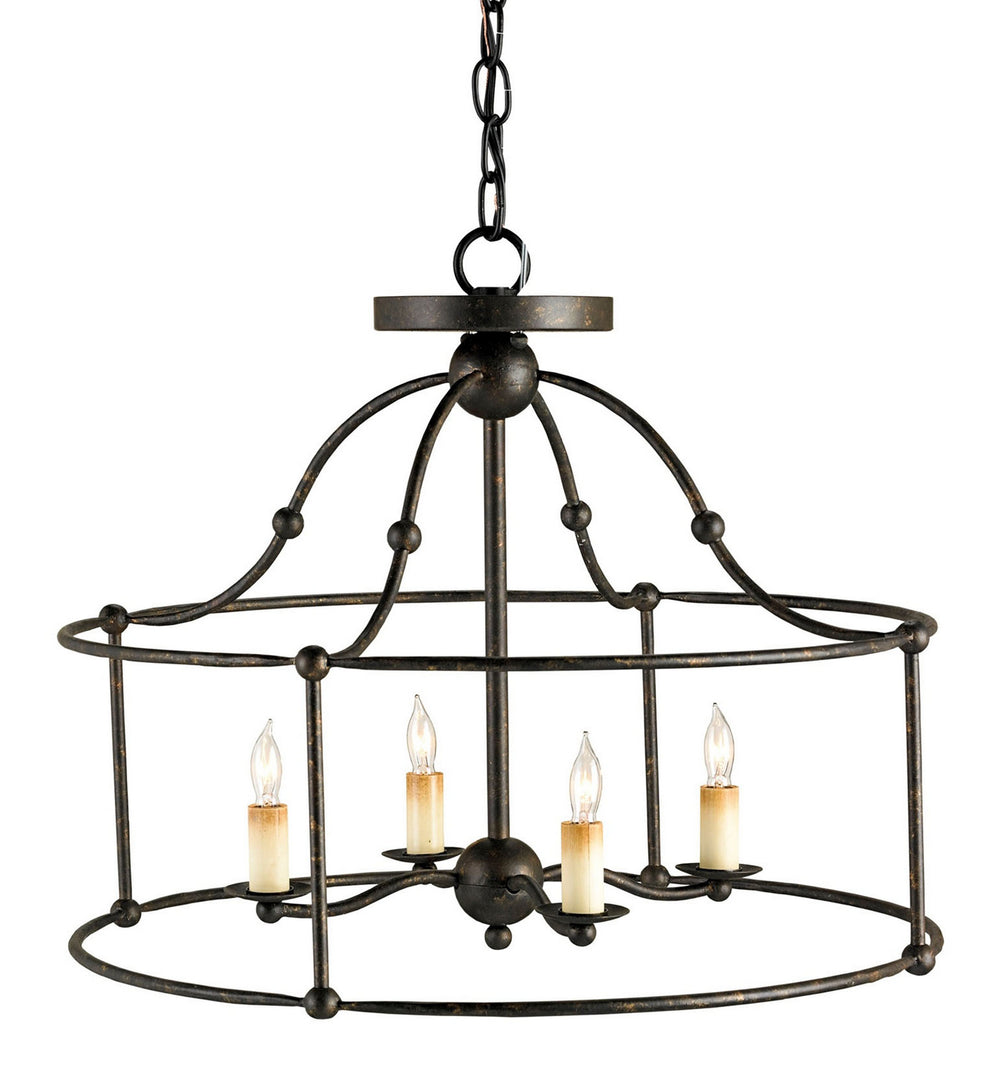 Currey and Company - Four Light Lantern - Fitzjames - Mayfair- Union Lighting Luminaires Decor