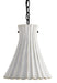 Currey and Company - One Light Pendant - Jazz - White Crackle/Satin Black- Union Lighting Luminaires Decor