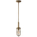 Generation Lighting Canada - One Light Pendant - Urban Renewal - Dark Antique Brass- Union Lighting Luminaires Decor