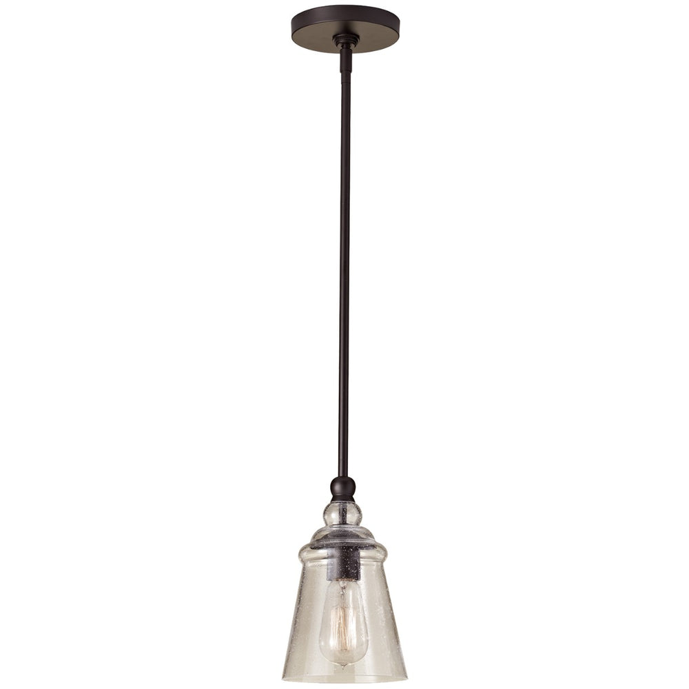 Generation Lighting Canada - One Light Pendant - Urban Renewal - Oil Rubbed Bronze- Union Lighting Luminaires Decor