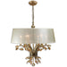 Uttermost - Six Light Chandelier - Alenya - Burnished Gold Metal- Union Lighting Luminaires Decor