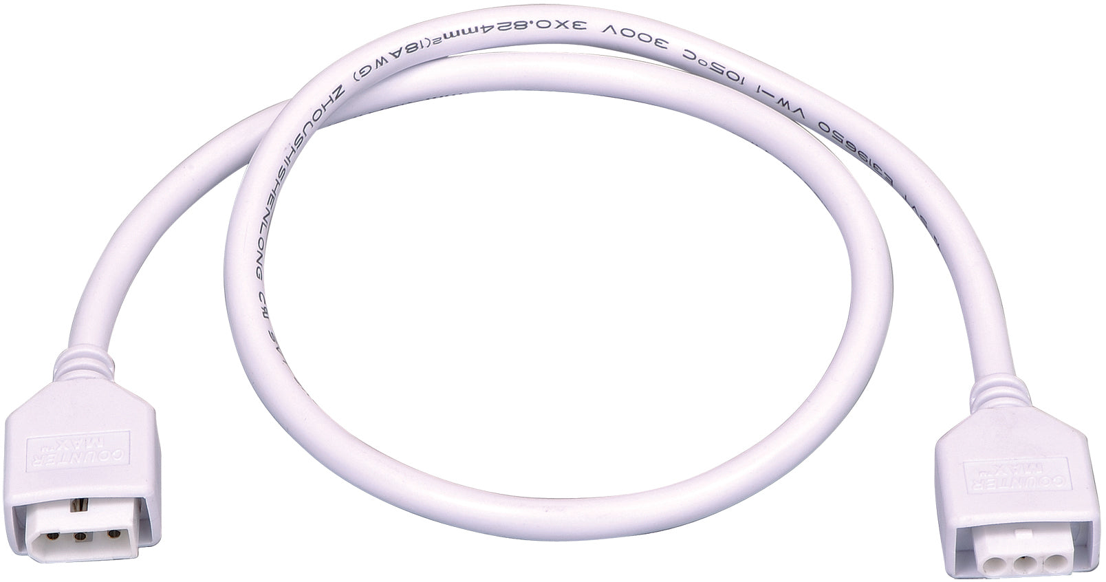 "Maxim - 24" Connecting Cord - CounterMax MXInterLink5 - White- Union Lighting Luminaires Decor"