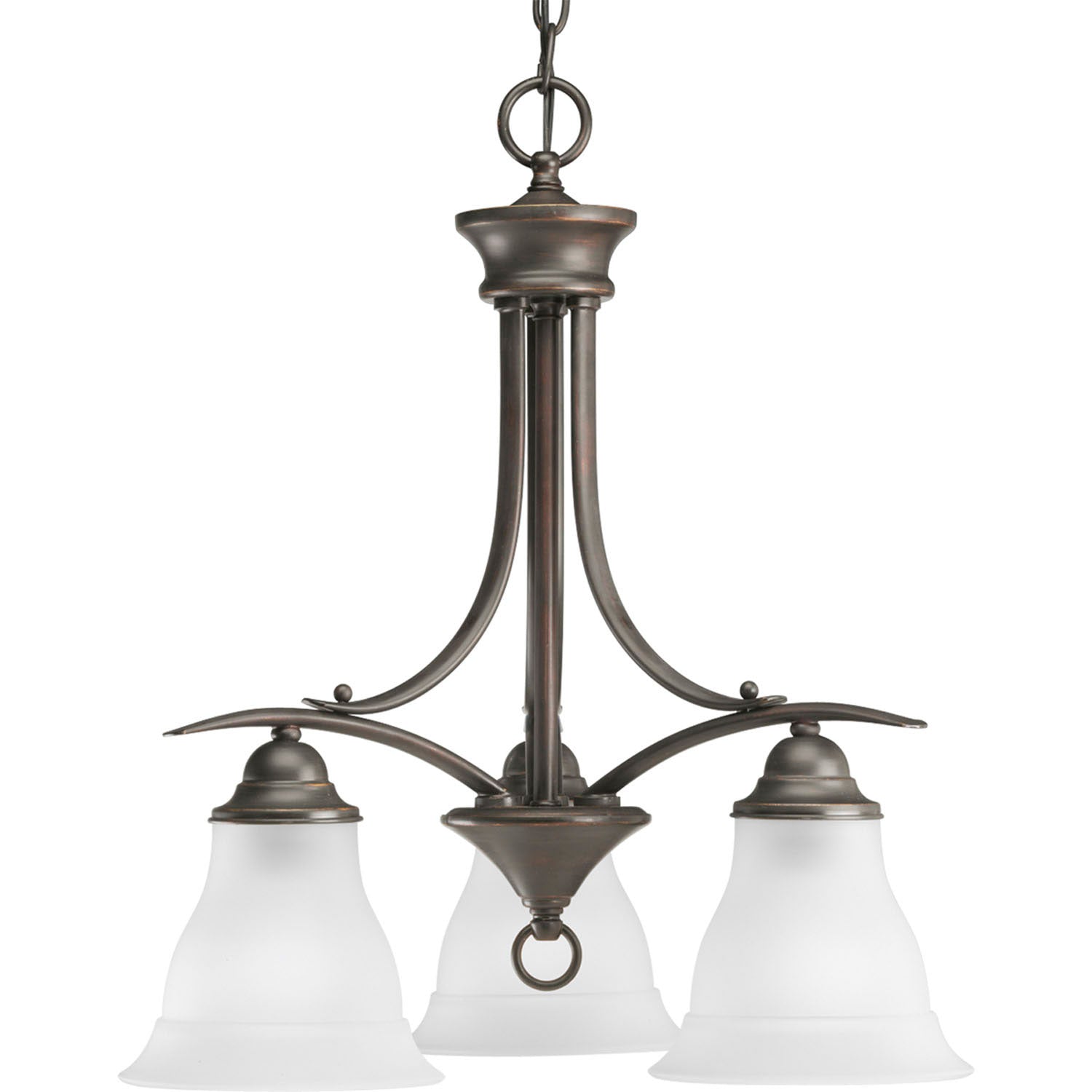 Progress Canada - Three Light Chandelier - Trinity - Antique Bronze- Union Lighting Luminaires Decor