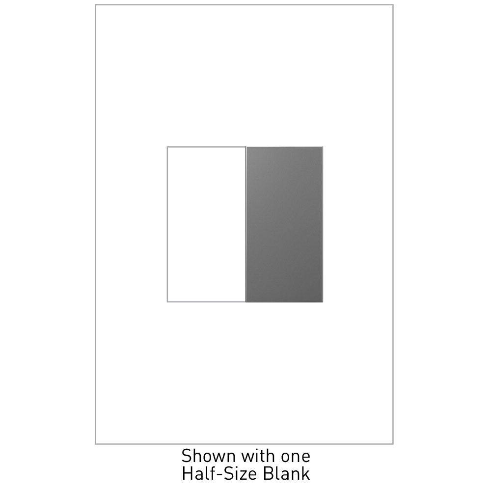 Legrand Canada - Blank, Half-Size - Adorne - Magnesium- Union Lighting Luminaires Decor