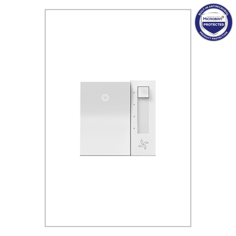 Legrand Canada - Paddle Fan Speed Control Switch with Microban - Adorne - White- Union Lighting Luminaires Decor