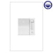 Legrand Canada - Paddle Fan Speed Control Switch with Microban - Adorne - White- Union Lighting Luminaires Decor