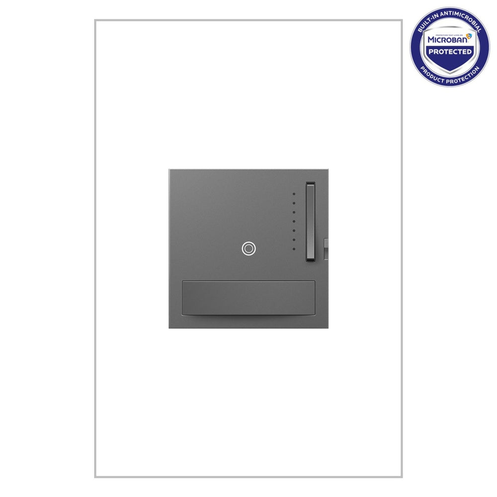 Legrand Canada - 700W Incandescent/Halogen Motion Sensor Dimmer with Microban - Adorne - Magnesium- Union Lighting Luminaires Decor