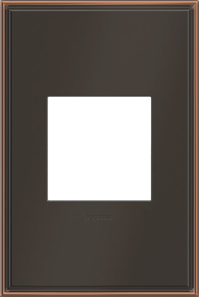 Legrand Canada - One-Gang Screwless Wall Plate - Adorne - Oil Rubbed Bronze- Union Lighting Luminaires Decor