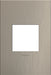 Legrand Canada - One-Gang Screwless Wall Plate - Adorne - Satin Nickel- Union Lighting Luminaires Decor