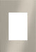 Legrand Canada - One-Gang-Plus Screwless Wall Plate - Adorne - Satin Nickel- Union Lighting Luminaires Decor