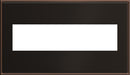Legrand Canada - Four-Gang Screwless Wall Plate - Adorne - Oil Rubbed Bronze- Union Lighting Luminaires Decor