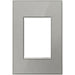 Legrand Canada - One-Gang-Plus Screwless Wall Plate - Adorne - Brushed Stainless- Union Lighting Luminaires Decor