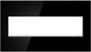 Legrand Canada - Four-Gang Screwless Wall Plate - Adorne - Mirror Black- Union Lighting Luminaires Decor