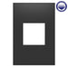 Legrand Canada - One-Gang Screwless Wall Plate with Microban - Adorne - Grahite- Union Lighting Luminaires Decor