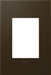 Legrand Canada - One-Gang-Plus Screwless Wall Plate - Adorne - Bronze- Union Lighting Luminaires Decor