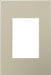 Legrand Canada - One-Gang-Plus Screwless Wall Plate - Adorne - Titanium- Union Lighting Luminaires Decor