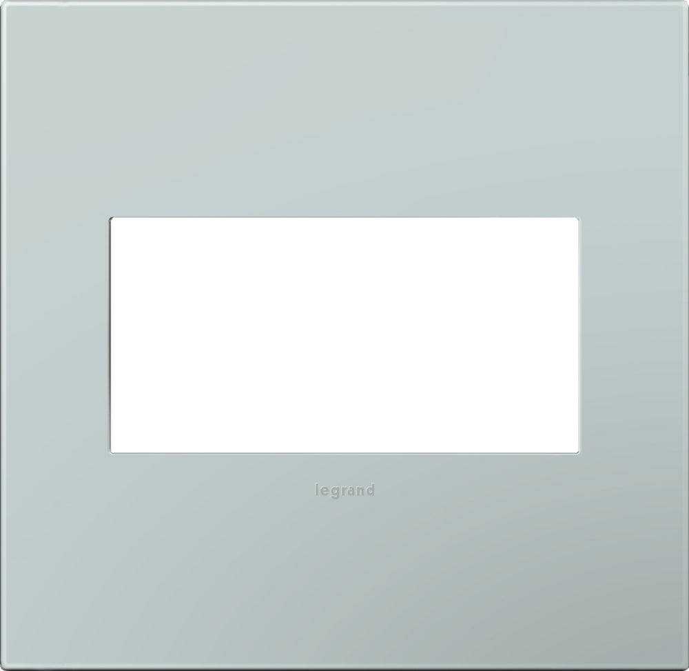 Legrand Canada - Two-Gang Screwless Wall Plate with Microban - Adorne - Pale Blue- Union Lighting Luminaires Decor