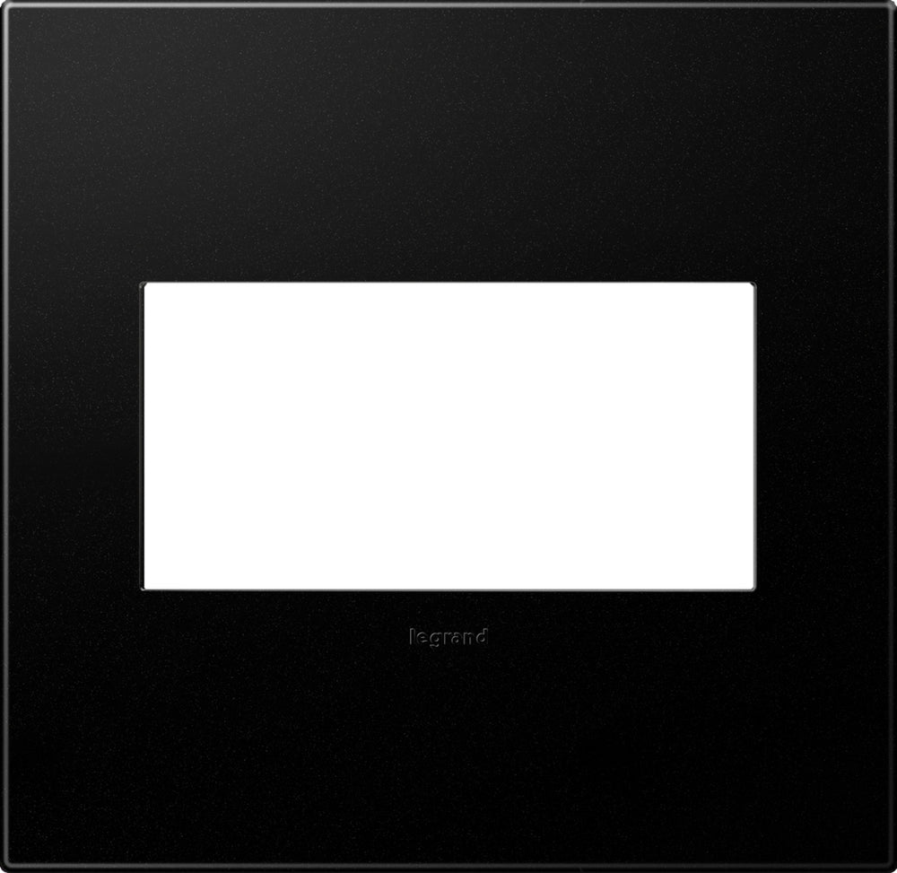 Legrand Canada - Two-Gang Screwless Wall Plate with Microban - Adorne - Grahite- Union Lighting Luminaires Decor