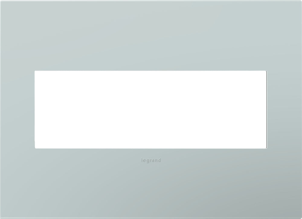 Legrand Canada - Three-Gang Screwless Wall Plate - Adorne - Pale Blue- Union Lighting Luminaires Decor